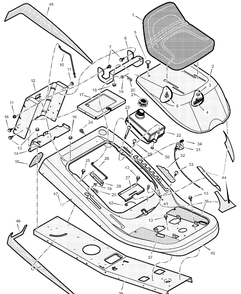 Part Location Diagram of F-030606L Murray Book, Instruction